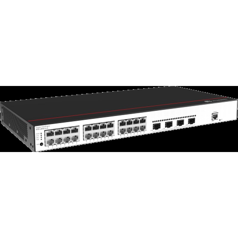 Huawei CloudEngine S5735-L24P4S-A-V2 Gestionado L3 Gigabit Ethernet (10/100/1000) Energía sobre Ethernet (PoE) 1U Negro, Plata - Imagen 3