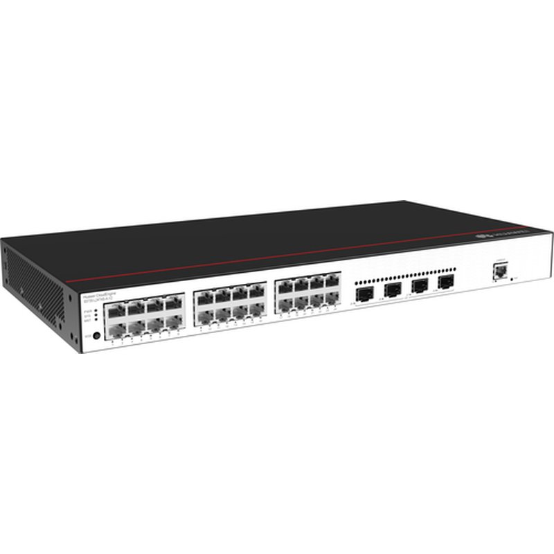 Huawei CloudEngine S5735-L24T4S-A-V2 Gestionado L3 Gigabit Ethernet (10/100/1000) 1U Negro, Plata - Imagen 3