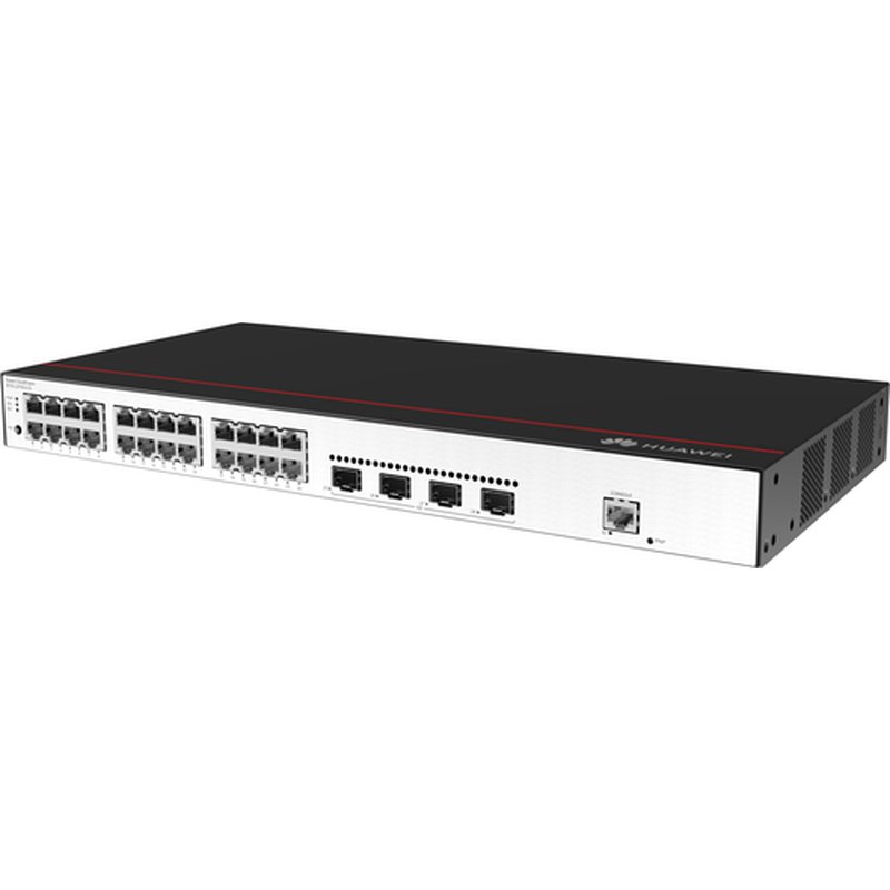 Huawei CloudEngine S5735-L24T4S-A-V2 Gestionado L3 Gigabit Ethernet (10/100/1000) 1U Negro, Plata - Imagen 4