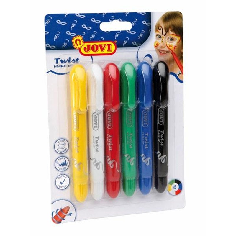 JOVI BL.6 STICKS MAQUILLAJE TWIST COLORES SURTIDOS