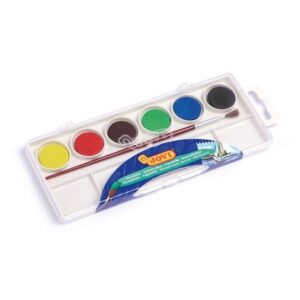 JOVI C.6 ACUARELAS COLORES SURTIDOS