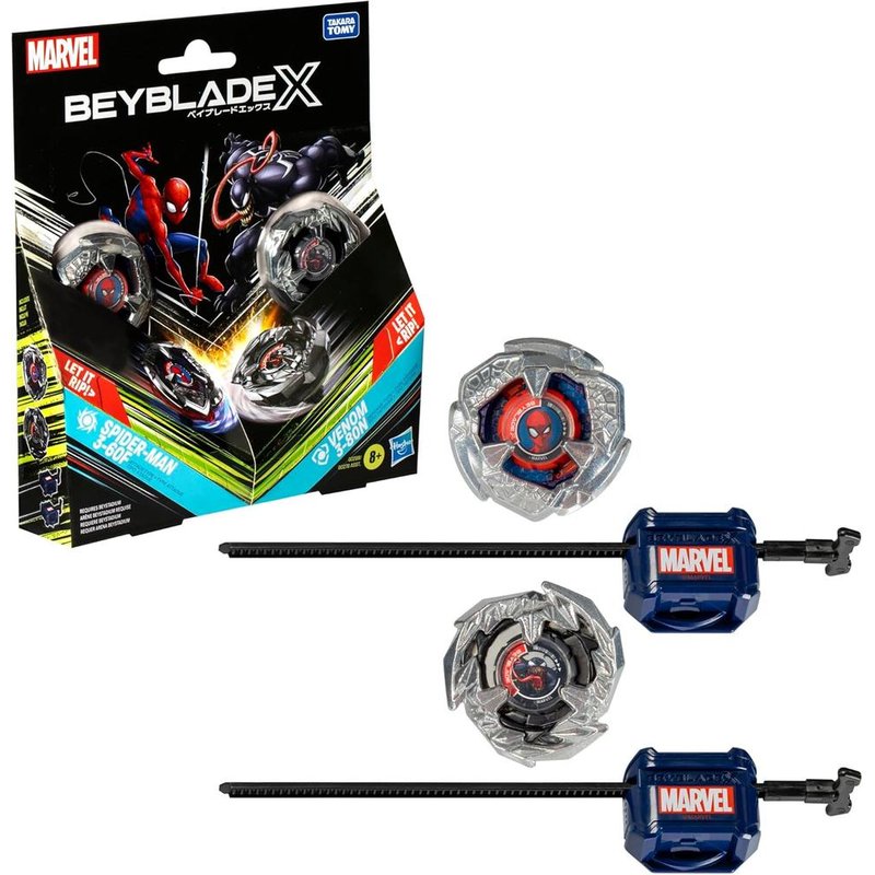 Juego Beyblade X Spider - Man 3 - 60f Vs.