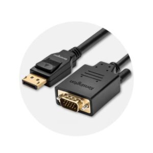 Kensington Cable unidireccional pasivo DisplayPort 1.2 (M) a VGA (M), 1,8 m Kensington Cable unidireccional pasivo DisplayPort 1.2 (M) a VGA (M), 1,8 m