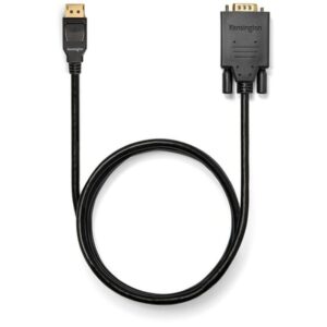 Kensington Cable unidireccional pasivo DisplayPort 1.2 (M) a VGA (M), 1,8 m Kensington Cable unidireccional pasivo DisplayPort 1.2 (M) a VGA (M), 1,8 m