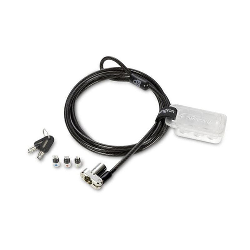 Kensington K62319M cable antirrobo Negro, Plata 1,8 m Kensington K62319M cable antirrobo Negro, Plata 1,8 m