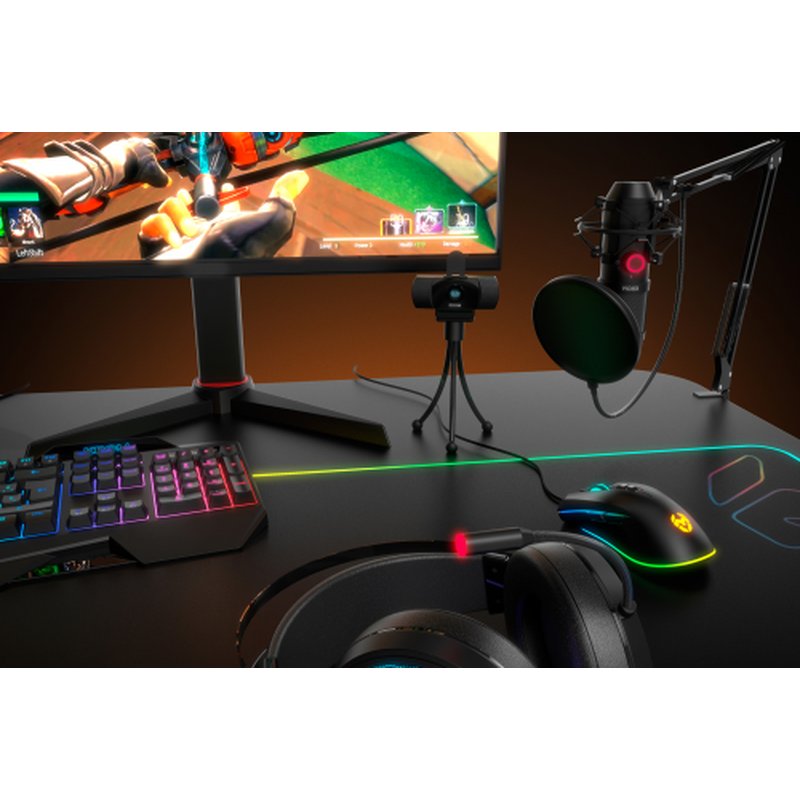 Krom Kam cámara web 1920 x 1080 Pixeles USB 2.0 Negro - Imagen 11