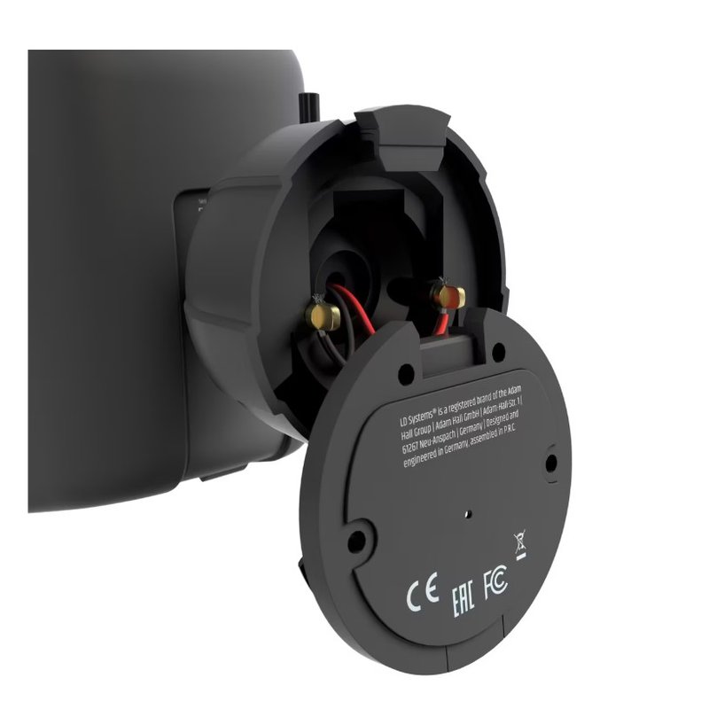 LD SYSTEMS INTEGRATION SERIE DQOR (LDDQOR3TB) 3" TWO-WAY PASSIVE INDOOR/OUTDOOR INSTALLATION LOUDSPEAKER 16 OHM, 70/100 V, BLACK (PAIR) WARRANTY 5 YEARS (PU3) - Imagen 4