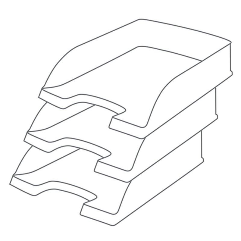 Leitz 52275050 bandeja de escritorio/organizador Poliestireno Verde - Imagen 3