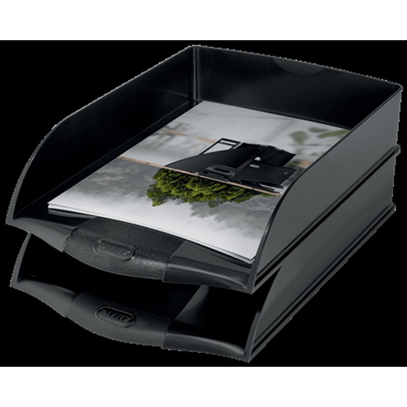 Leitz 53240095 bandeja de escritorio/organizador Poliestireno (PS) Negro - Imagen 4