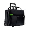 Leitz 60590095 maleta Tranvía Negro 25 L Cuero, Metal, Poliéster
