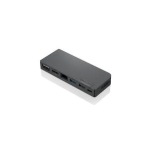 Lenovo 4X90S92381 base para portátil y replicador de puertos Alámbrico USB 3.2 Gen 1 (3.1 Gen 1) Type-C Gris