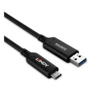 Lindy 43395 cable USB USB 3.2 Gen 1 (3.1 Gen 1) 10 m USB A USB C Negro Lindy 43395 cable USB USB 3.2 Gen 1 (3.1 Gen 1) 10 m USB A USB C Negro
