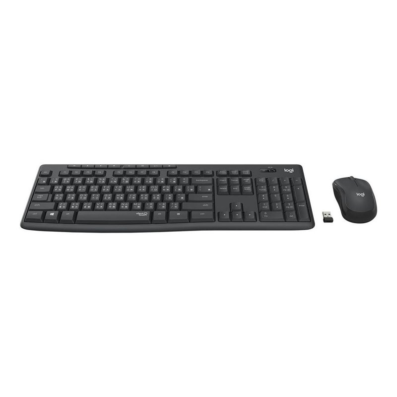 Logitech MK295 Silent Wireless Combo teclado Ratón incluido RF inalámbrico Portugués Grafito Logitech MK295 Silent Wireless Combo teclado Ratón incluido RF inalámbrico Portugués Grafito