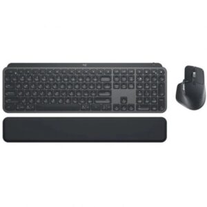 Logitech MX Keys S Combo teclado Ratón incluido RF Wireless + Bluetooth QWERTY Español Grafito