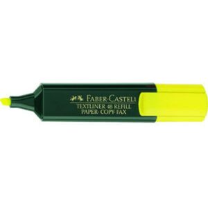 MARCADOR FLUOR TEXTLINER AMARILLO FABER CASTELL 154807