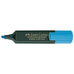 MARCADOR FLUOR TEXTLINER AZUL FABER CASTELL 154851