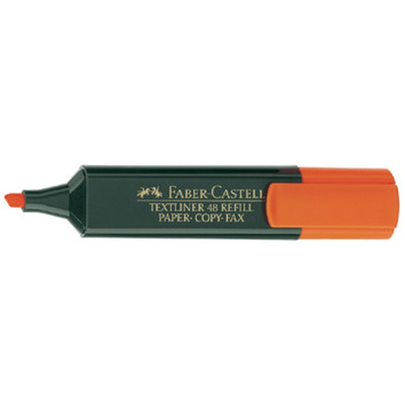 MARCADOR FLUOR TEXTLINER NARANJA FABER CASTELL 154815