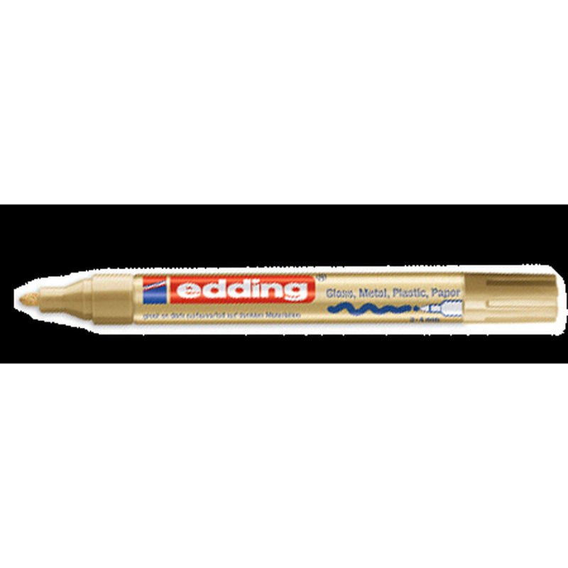 MARCADOR PERMANENTE 2-4MM 750 ORO EDDING 750-53 MARCADOR PERMANENTE 2-4MM 750 ORO EDDING 750-53