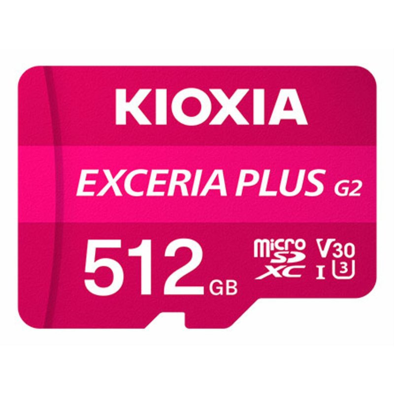 MICRO SD KIOXIA 512GB EXCERIA PLUS G2 UHS-I C10 CON ADAPTADOR
