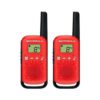 Motorola TALKABOUT T42 two-way radios 16 canales Negro, Rojo