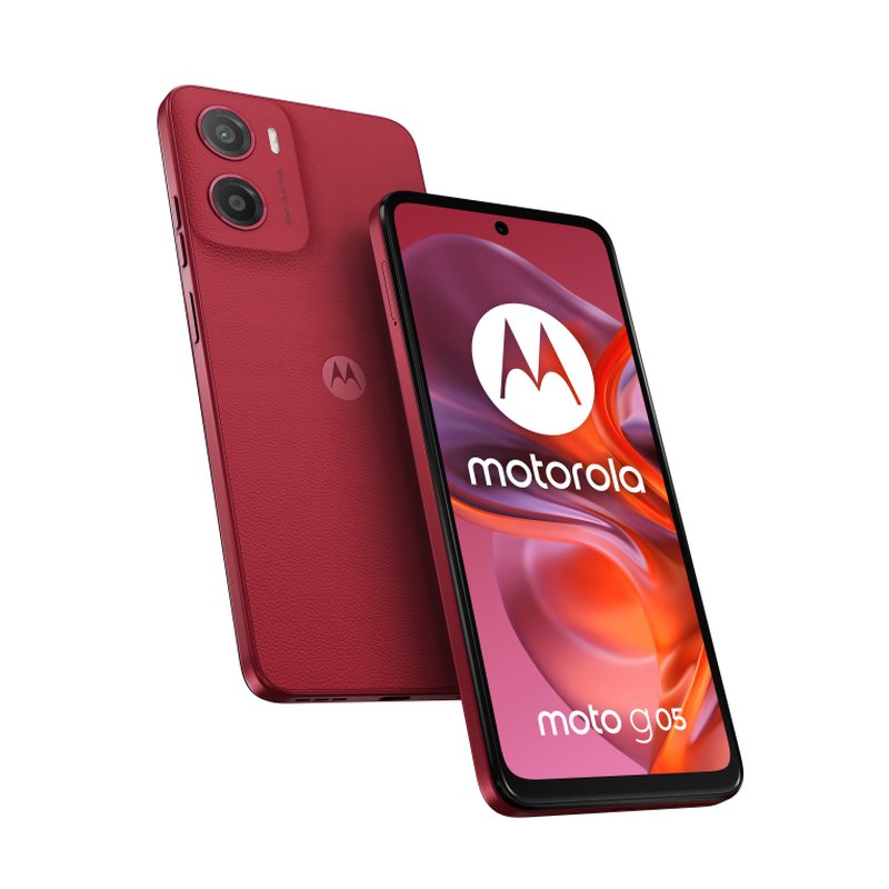 Motorola moto g05 16,9 cm (6.67") SIM doble Android 15 4G USB Tipo C 4 GB 128 GB 5200 mAh Rojo Motorola moto g05 16,9 cm (6.67") SIM doble Android 15 4G USB Tipo C 4 GB 128 GB 5200 mAh Rojo