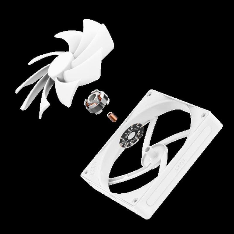 NZXT F140Q Carcasa del ordenador Ventilador 14 cm Blanco 1 pieza(s) - Imagen 6