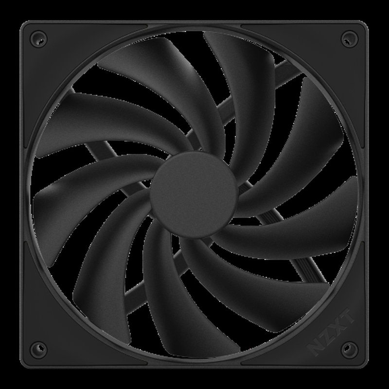 NZXT F140Q Carcasa del ordenador Ventilador 14 cm Negro 1 pieza(s) - Imagen 2