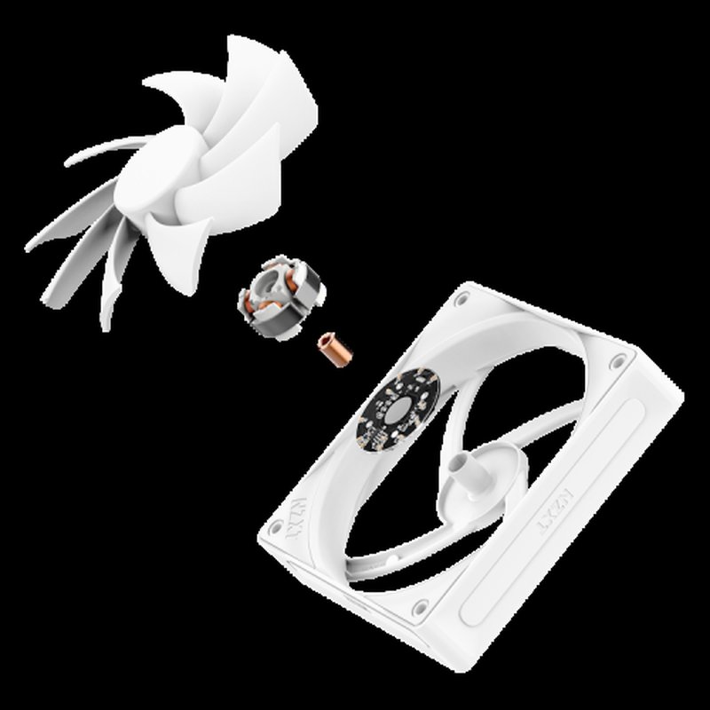 NZXT RF-Q12SF-W2 sistema de refrigeración para ordenador Carcasa del ordenador Ventilador 12 cm Blanco 1 pieza(s) - Imagen 6