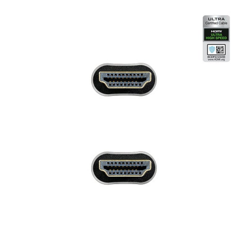 Nanocable Cable HDMI 2.1 Certificado ULTRA HIGH SPEED A/M-A/M, Negro, 3 m - Imagen 3