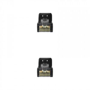 Nanocable Cable de red latiguillo RJ45 LSZH Cat.6A UTP AWG24, Negro, 3.0m