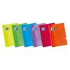 OXFORD LIBRETA GRAPADA 48H 90G CUADRICULA 4X4MM CON MARGEN A5+ COLORES SURTIDOS