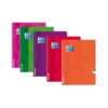 OXFORD LIBRETA GRAPADA TAPA PLASTICO OPENFLEX 48H 90G HORIZONTAL A4 COLORES SURTIDOS