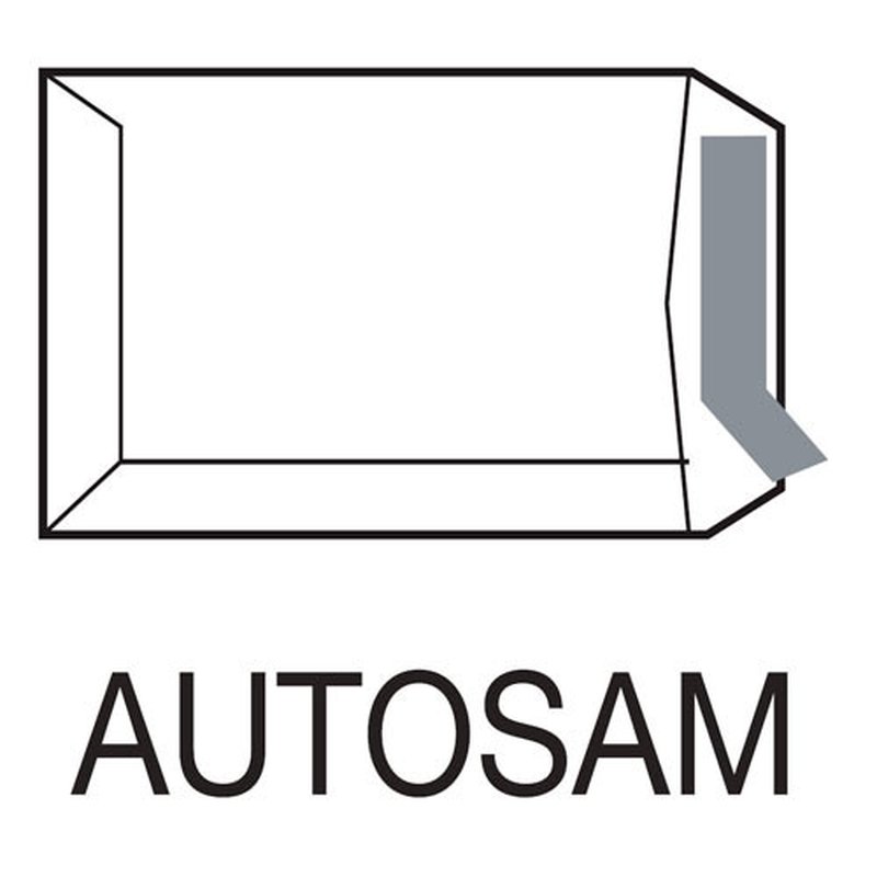 PAQUETES DE 10 BOLSAS BLANCAS, CON TIRA DE SILICONA TAMAÑO 184X261 100 GRS. SAM 665103