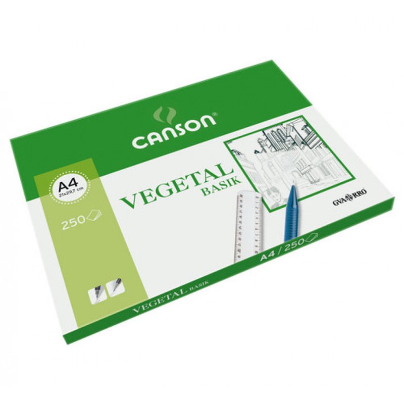 PAQUETE 250 HOJAS PAPEL VEGETAL A4 90G GUARRO CANSON C200406219 PAQUETE 250 HOJAS PAPEL VEGETAL A4 90G GUARRO CANSON C200406219
