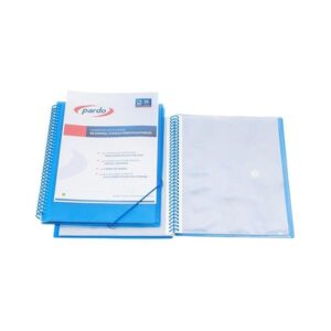 PARDO Carpeta 40 fundas espiral Studio Style PP folio azul