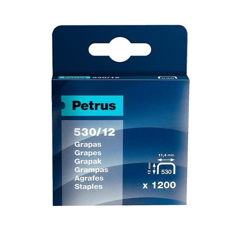 PETRUS C.1200 grapas cobreadas 530/12 PETRUS C.1200 grapas cobreadas 530/12