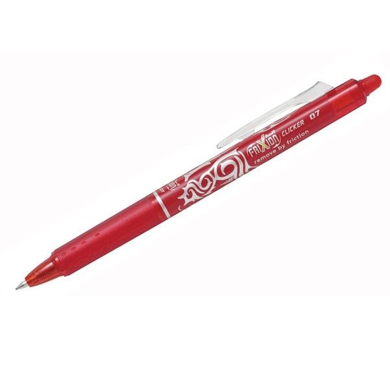 PILOT Boligrafo borrable retractil Frixion Clicker punta bola rojo PILOT Boligrafo borrable retractil Frixion Clicker punta bola rojo