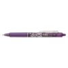PILOT Boligrafo borrable retractil Frixion Clicker punta bola violeta