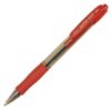 PILOT Boligrafo retractil Supergrip tinta aceite trazo 0,4mm rojo