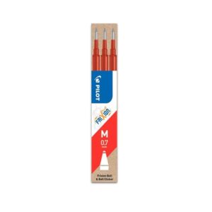 PILOT Paq.3 recambios boligrafo Frixion rojo