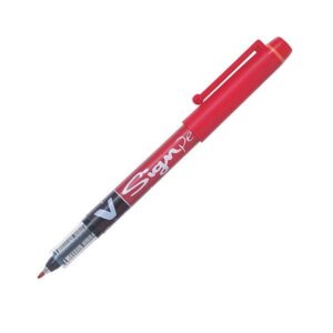 PILOT Rotulador Signpen punta fieltro fina trazo 0,6mm rojo