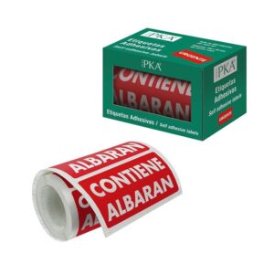 PKA R.200 etiquetas especiales envio PKA contiene albaran