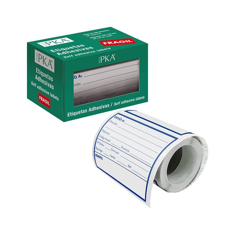 PKA R.200 etiquetas especiales envio PKA envio