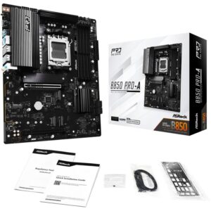 PLACA ASROCK B850 PRO-A,AMD,AM5,B850,USB20G,ATX