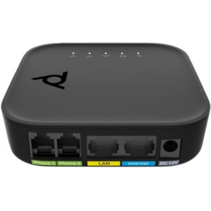 POLY Adaptador VoIP de puerto de voz ATA 402 2FXS con Open SIP y fuente de alimentación POLY Adaptador VoIP de puerto de voz ATA 402 2FXS con Open SIP y fuente de alimentación