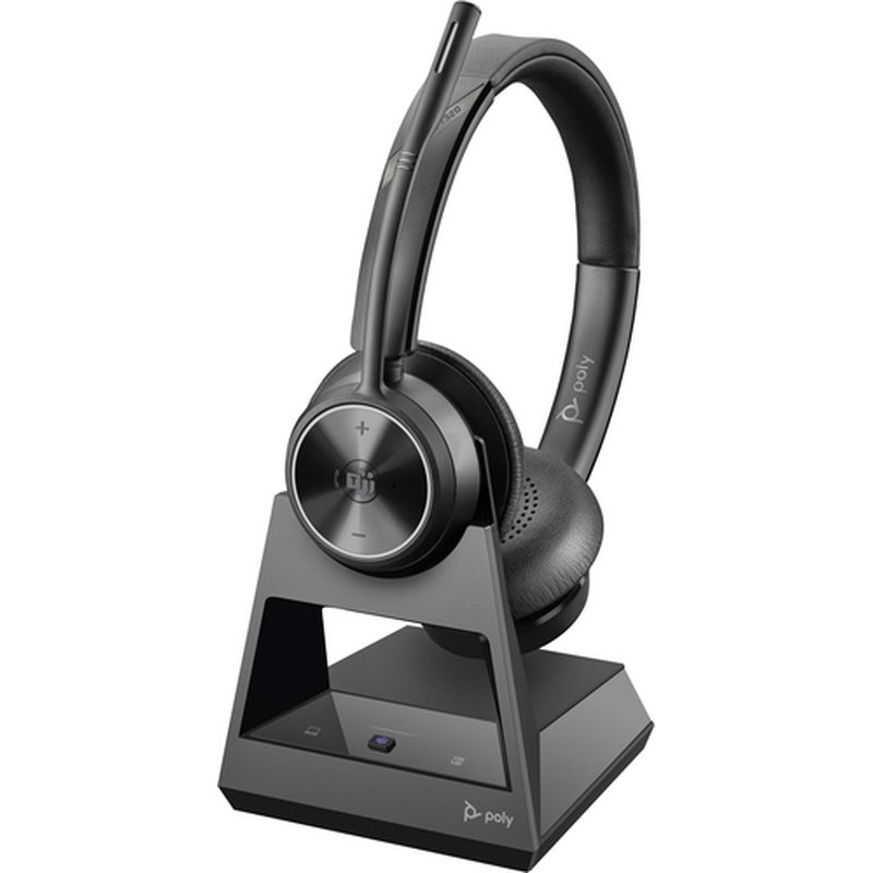POLY Auriculares estéreo Savi 7320 UC con certificación Microsoft Teams DECT 1880-1900 MHz