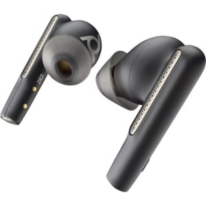 POLY Auriculares intraurales Voyager Free 60/60+ certificación Microsoft Teams negros (2 unidades)