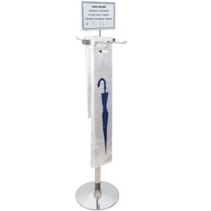 PULL Soporte/peana enfundaparaguas doble