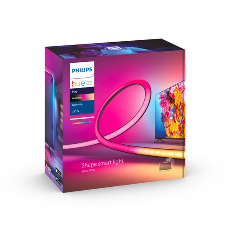 Philips Hue White and Color ambiance Play gradient lightstrip 75 inch - Imagen 8