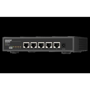 QNAP QSW-3205-5T switch No administrado 10G Ethernet (100/1000/10000) Escritorio Negro